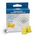 Plugfones ComforTiered 27 dB Silicone Replacement Ear Plugs Yellow 5 pair PRP-SY10